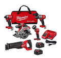 18-Volt Lithium-Ion Brushless Cordless Combo Kit (5-Tool) with Two 5.0 Ah Batteries N22077