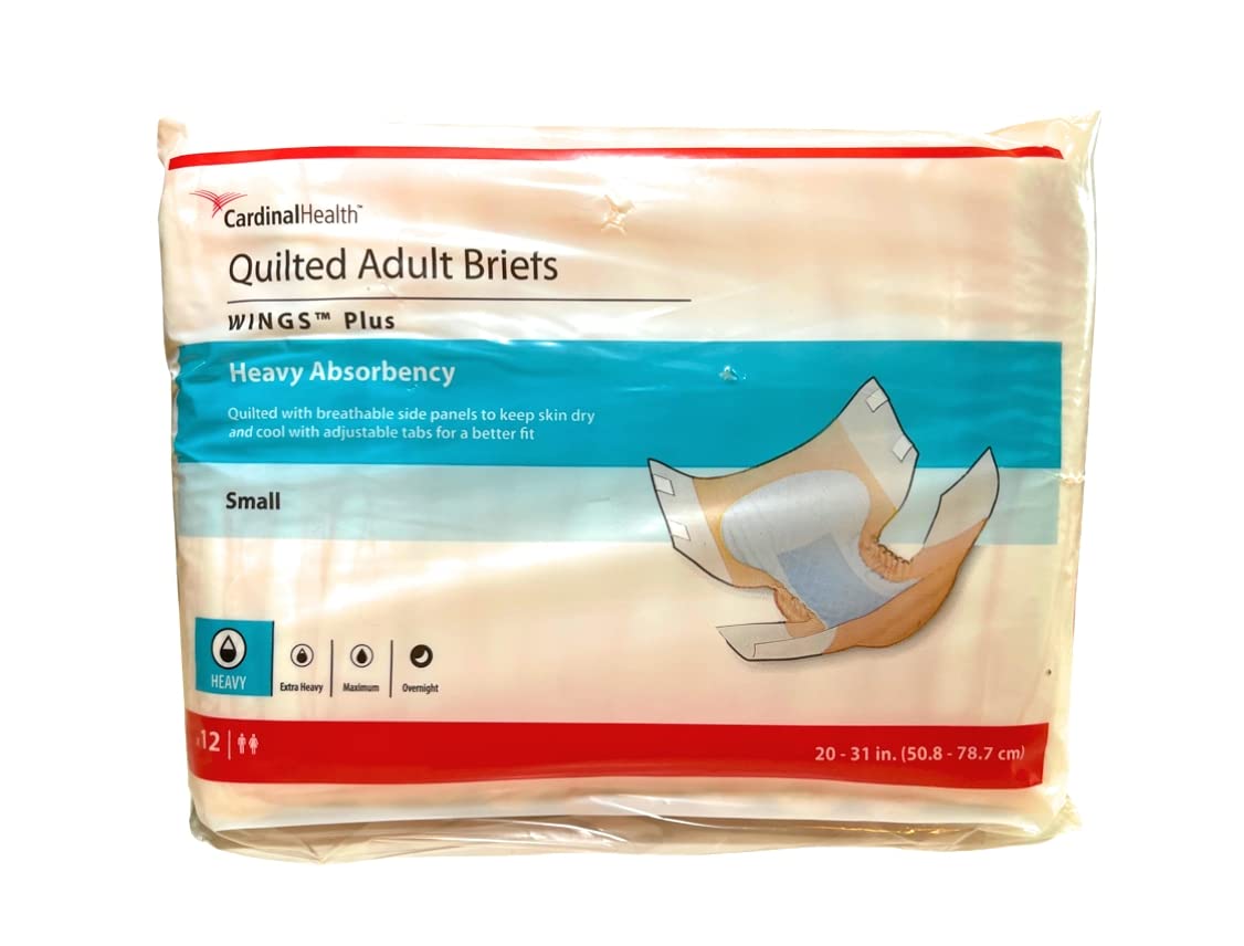 Blue Small Incontinence Brief Pack of 12 I664922
