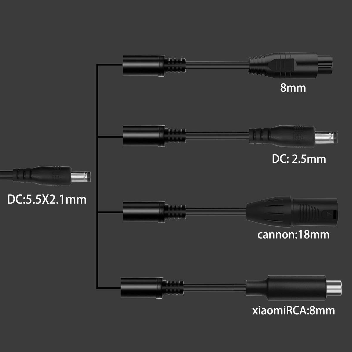 42V 2A Electric Scooter Charger with 4 Plugs I129