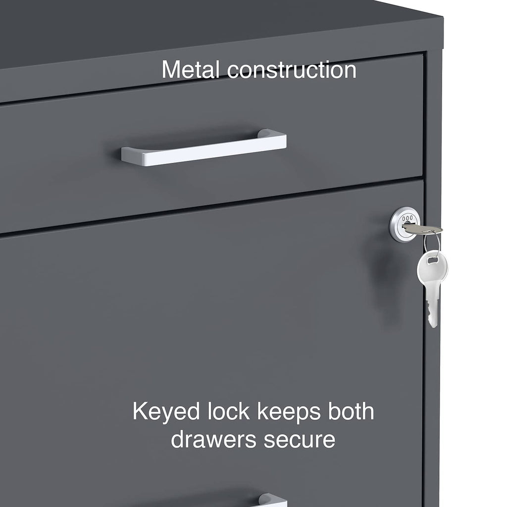 3 Drawer Letter Size Lockable File Cabinet B695