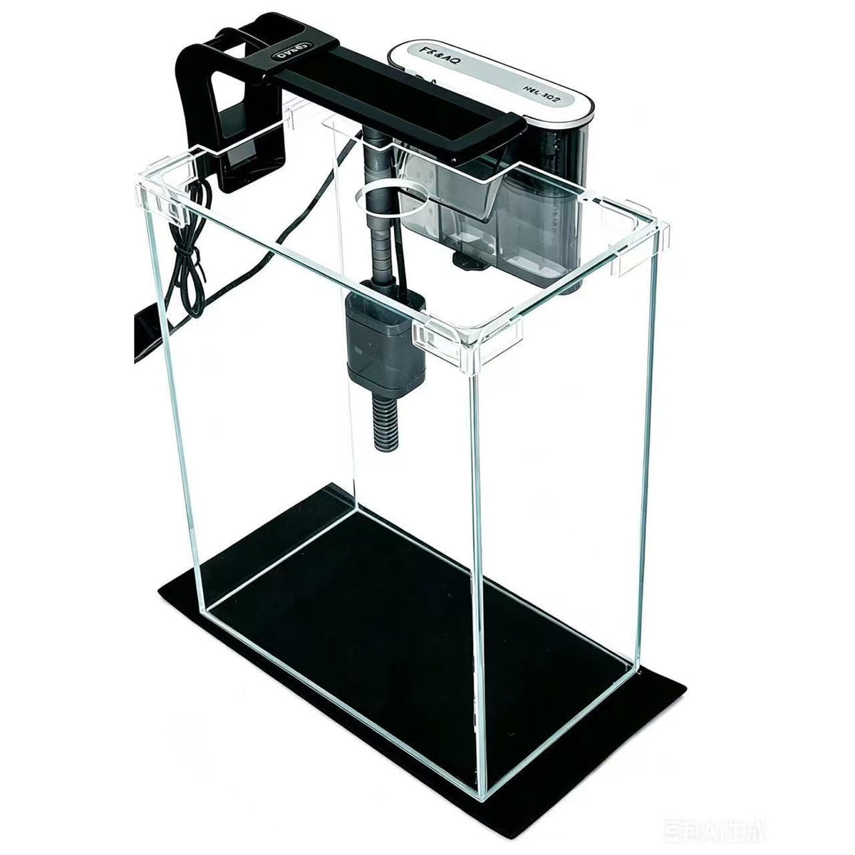 2 Gallon Betta Fish Tank with Filter and Light D5894