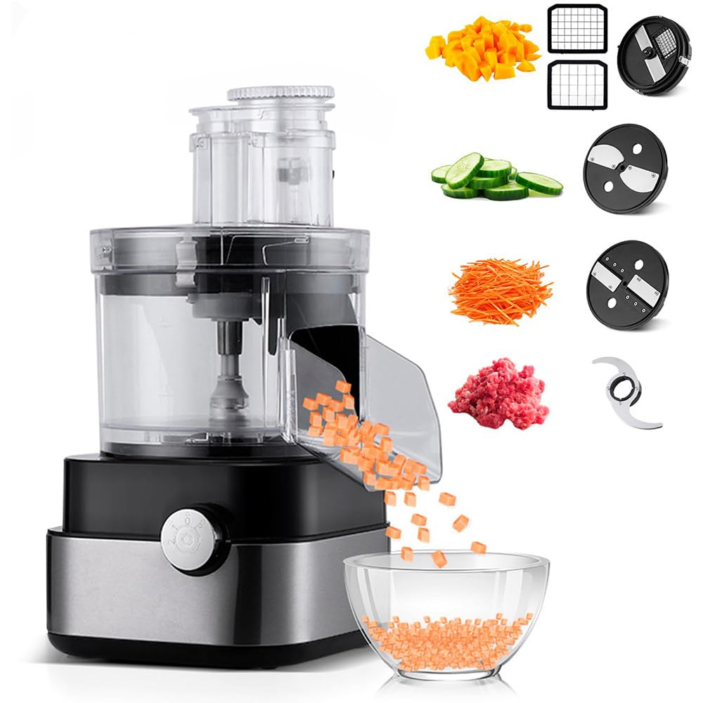 600W 5 Cube Grid 5000ml Electric Vegetable Chopper Q8836