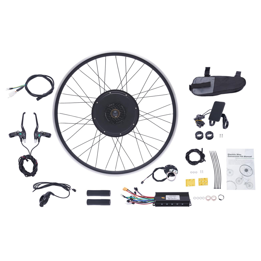 1000W Rear Hub Motor Electric Bike Conversion Kit with LCD Display S5262
