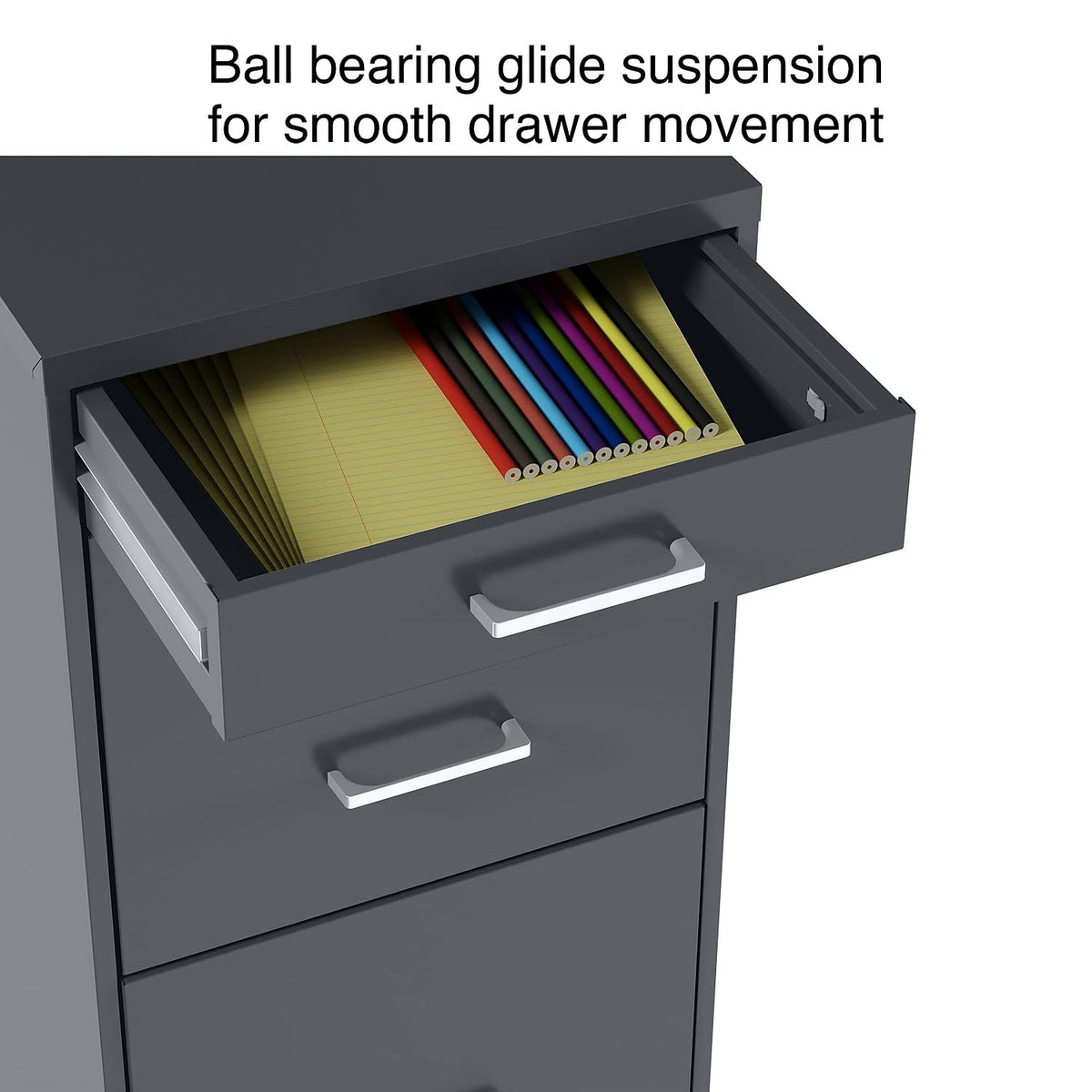3 Drawer Letter Size Lockable File Cabinet B695