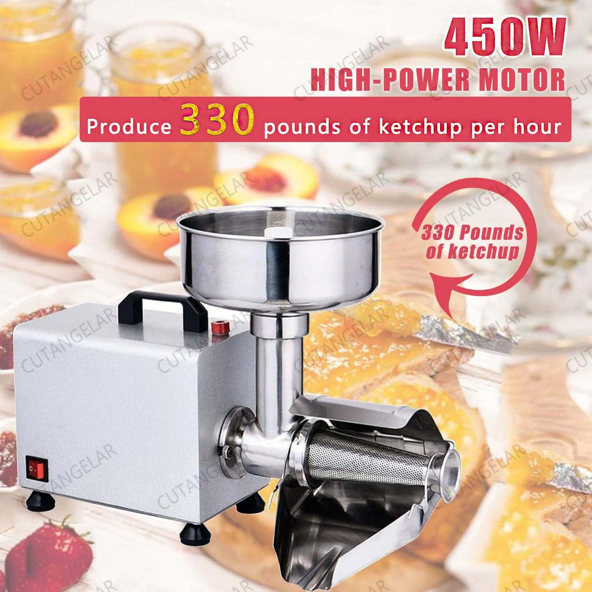 450W Stainless Steel Electric Jam Maker V35258