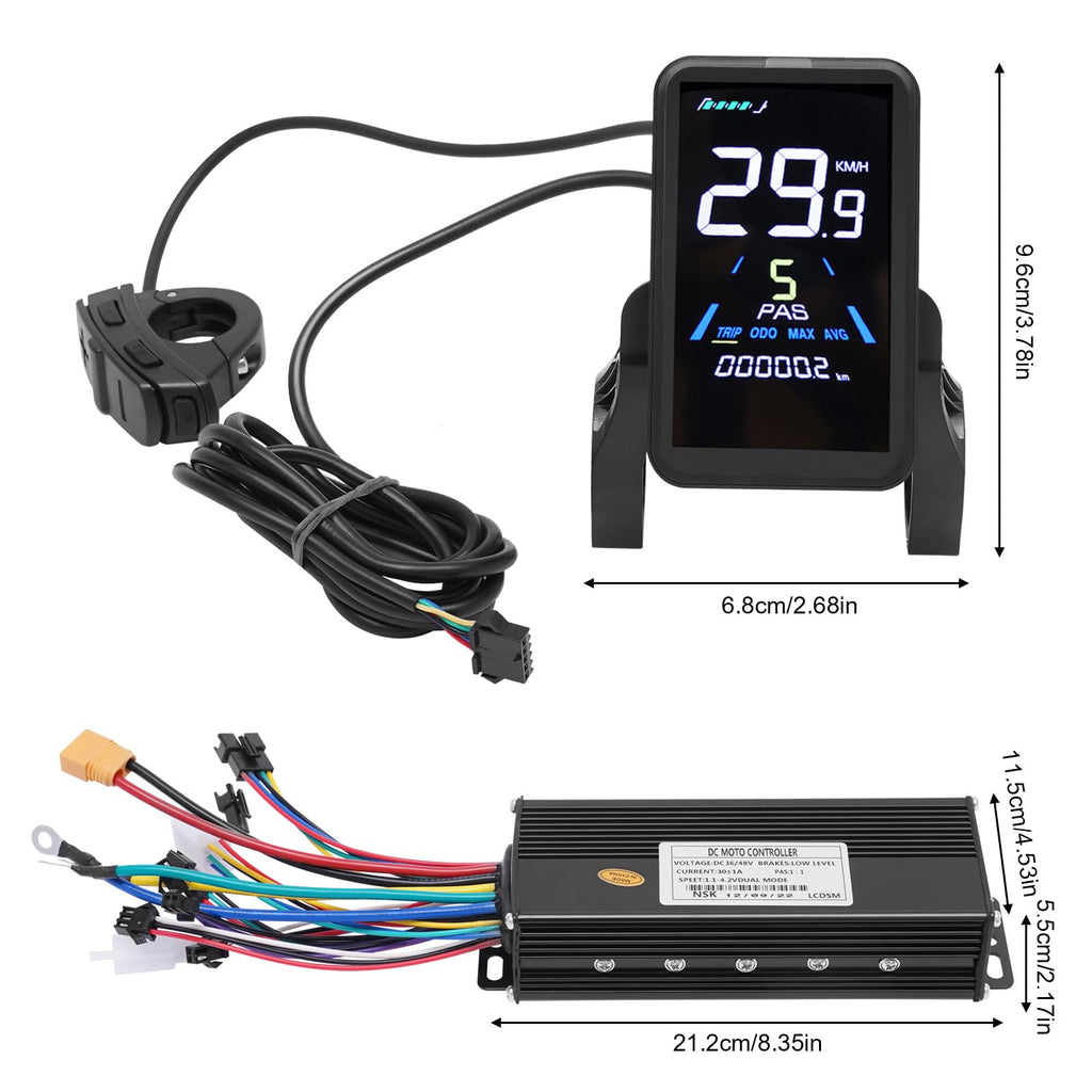 1000W Rear Hub Motor Electric Bike Conversion Kit with LCD Display S5262