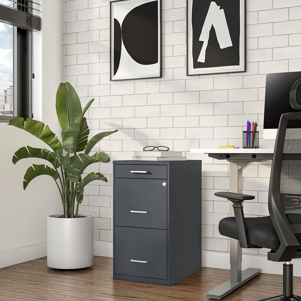 3 Drawer Letter Size Lockable File Cabinet B695
