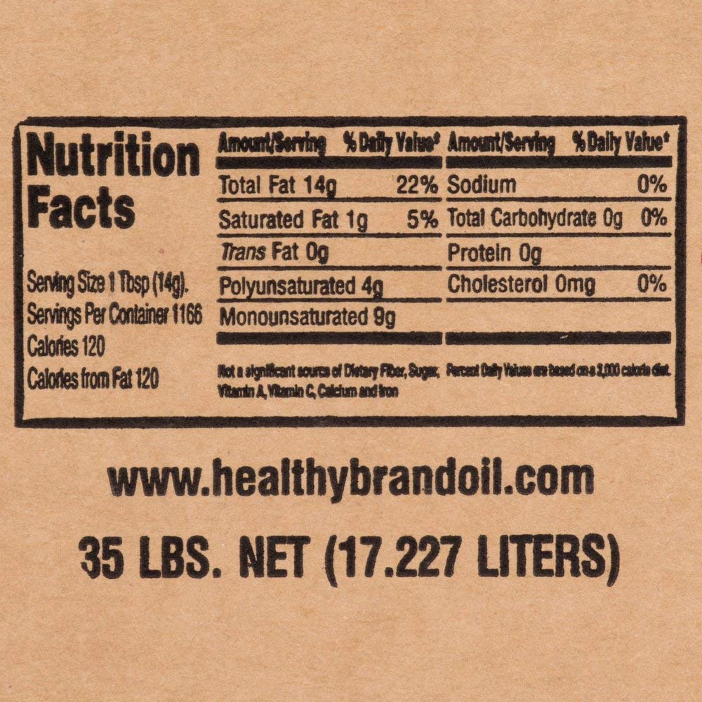 35 lb. Canola Fry Oil O1134