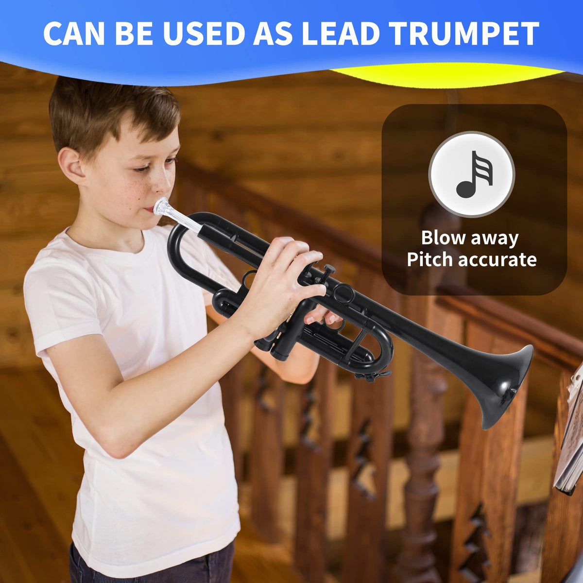 Plastic Trumpet Black L783116