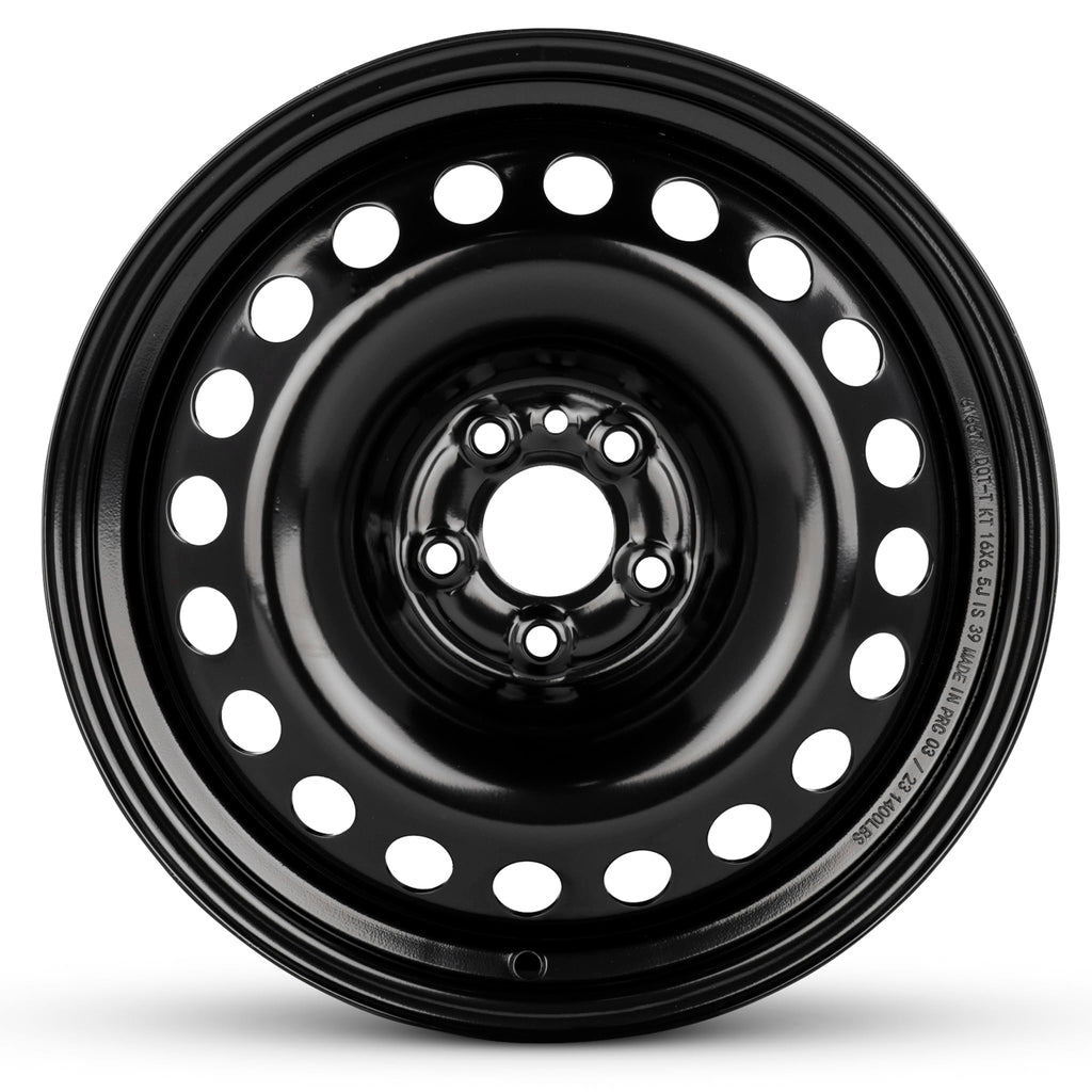 16 Inch Painted Black Car Wheel W3283