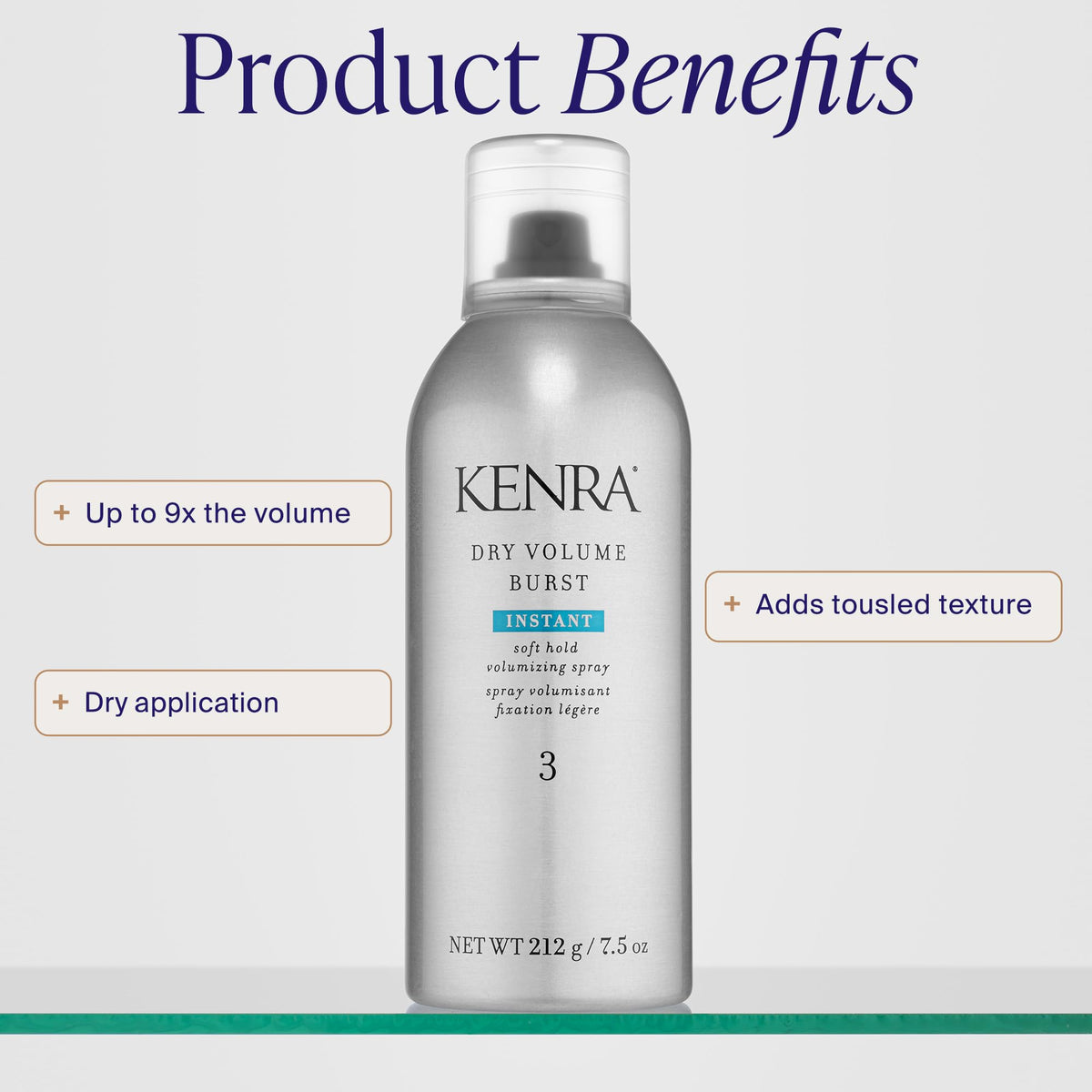 Instant Volume Hairspray Soft Hold Volumizing Spray V8073