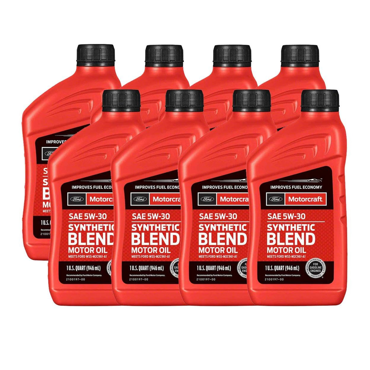 SAE 5W-30 8 Quarts Synthetic Blend Motor Oils H85558
