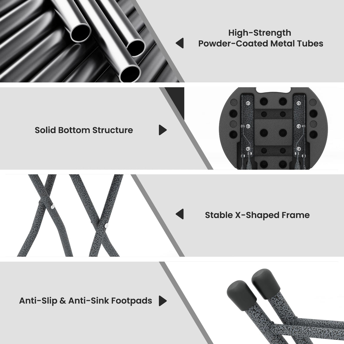 18 inch Folding Plastic Stool with Handle W785474