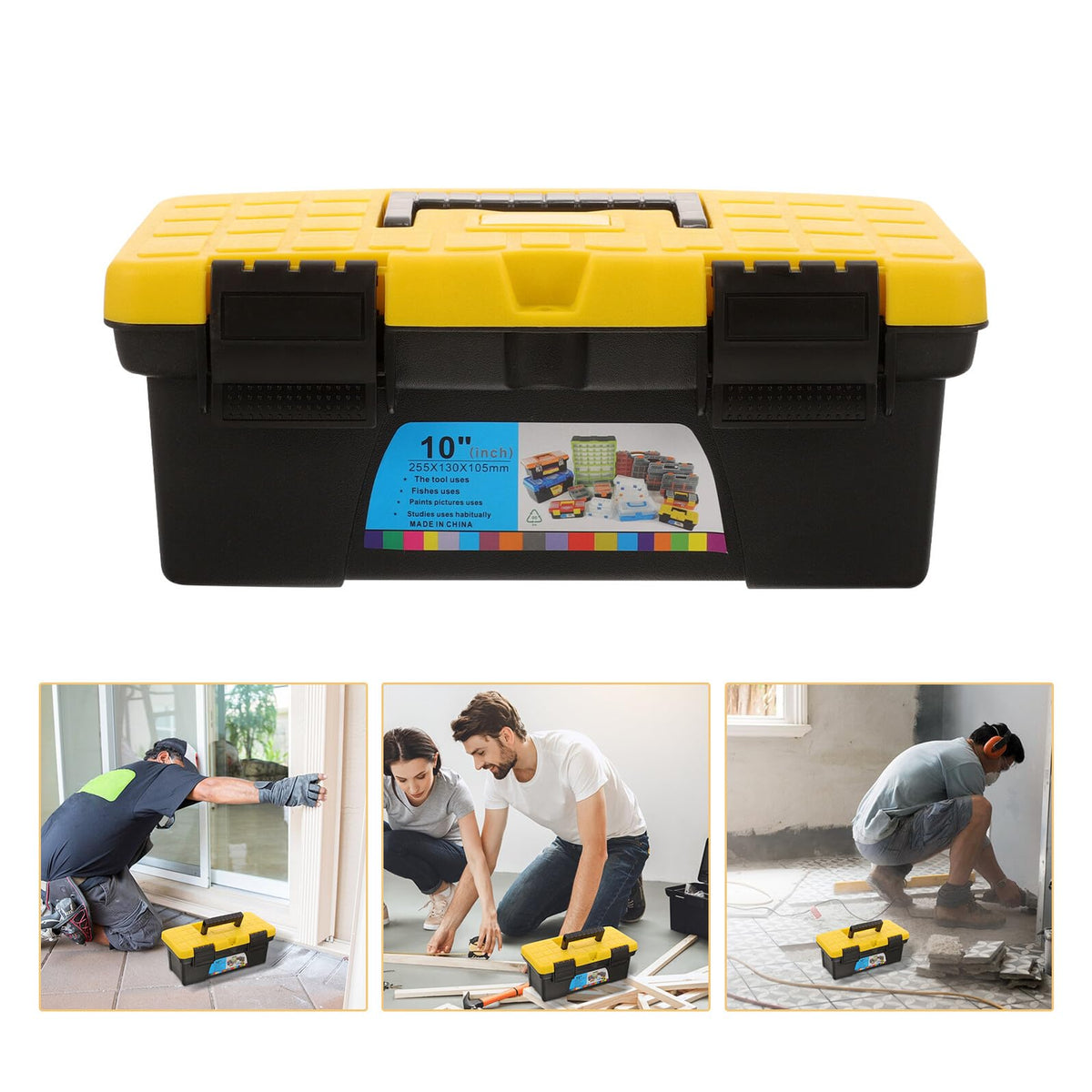 10 Inch Plastic Tool Box Organizer F121629
