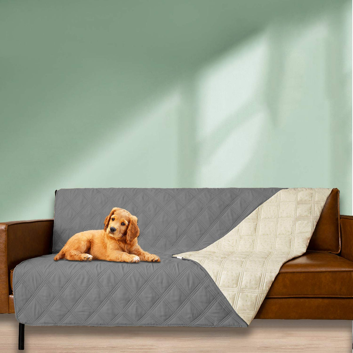 Waterproof Dog Bed Cover Pet Blanket with Anti-Slip Back L739020