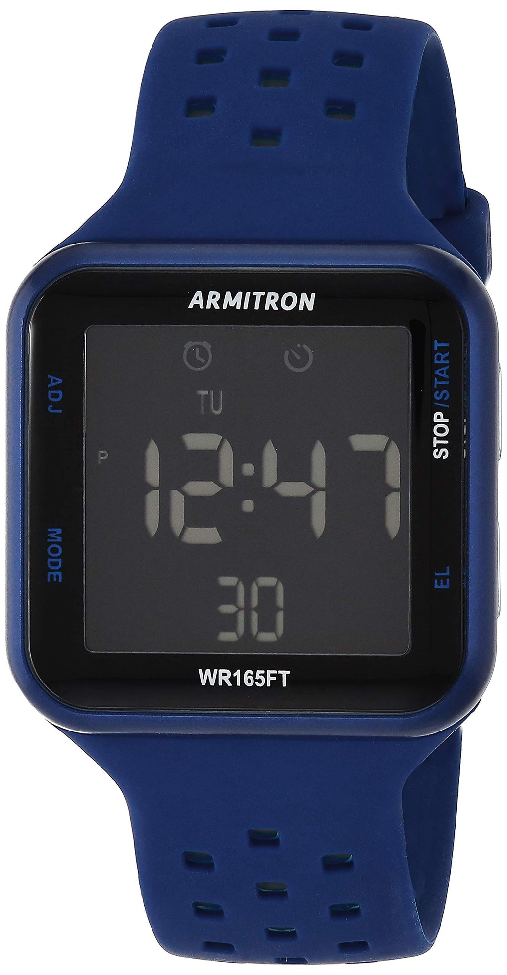 Digital Chronograph Silicone Strap Watch E75513