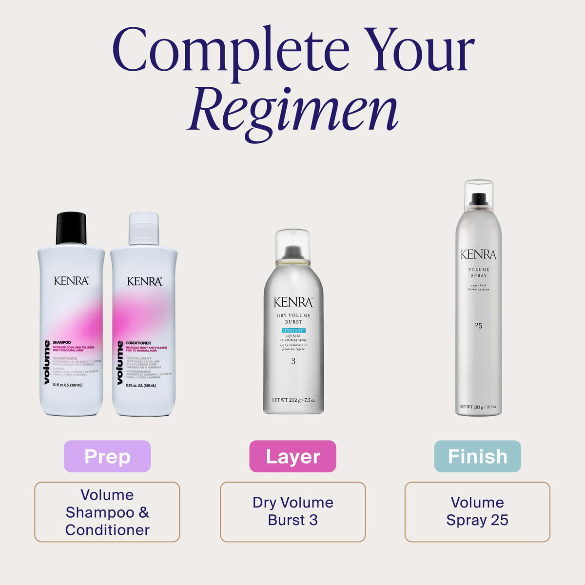 Instant Volume Hairspray Soft Hold Volumizing Spray V8073