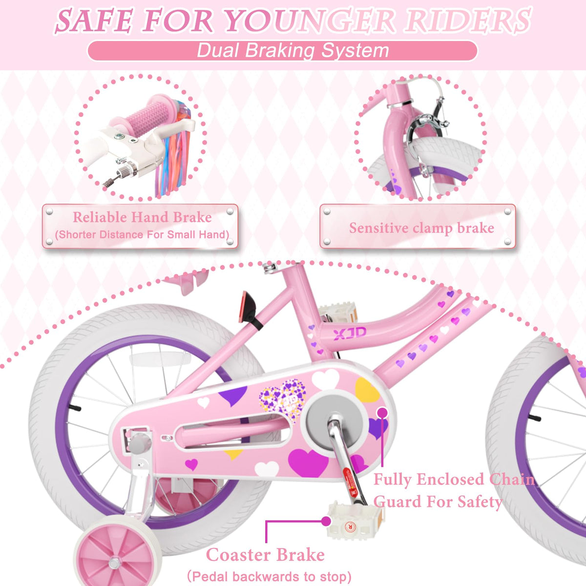 12 14 16 Inch Kids Bike G1525