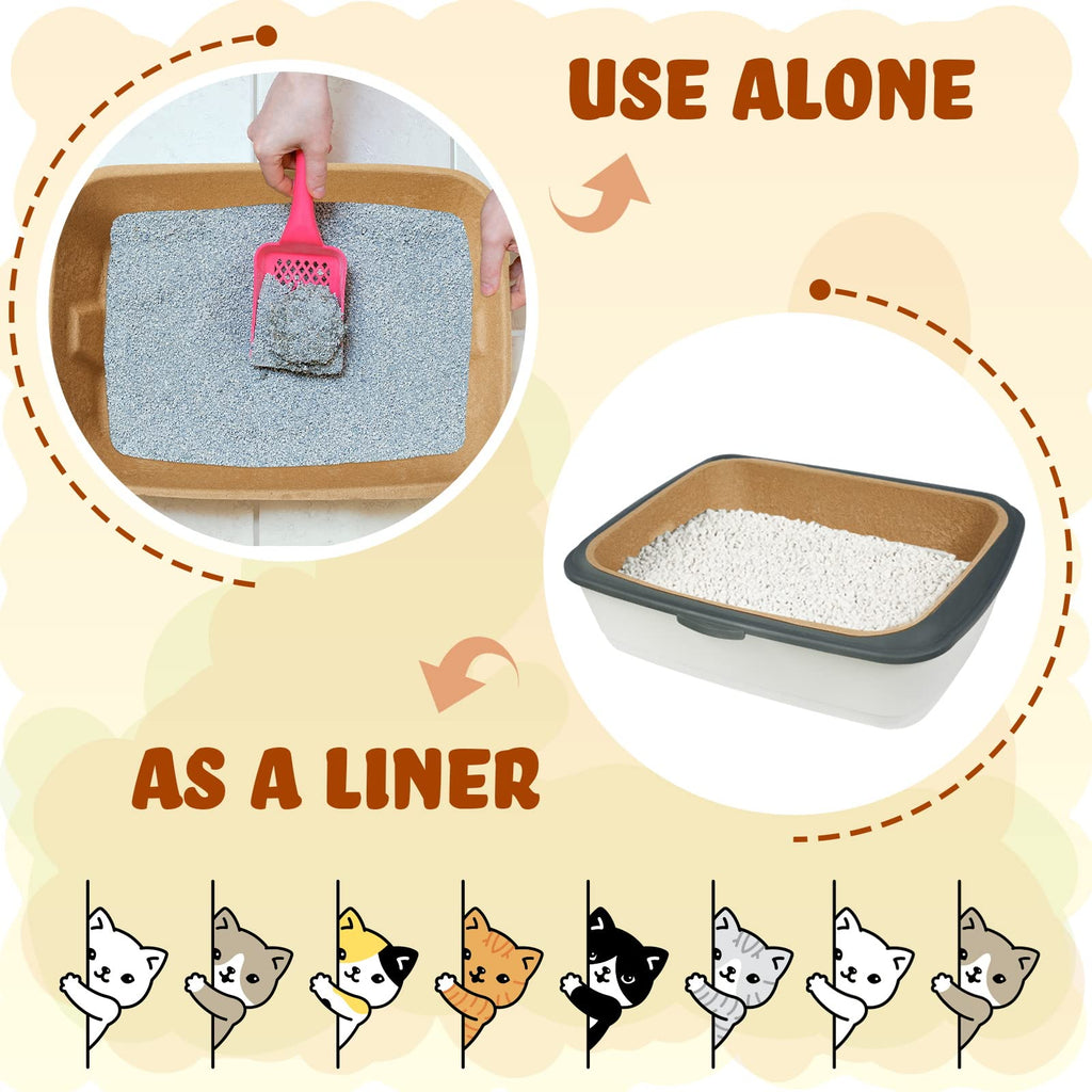 15 Pack Disposable Cat Litter Box Large K8929