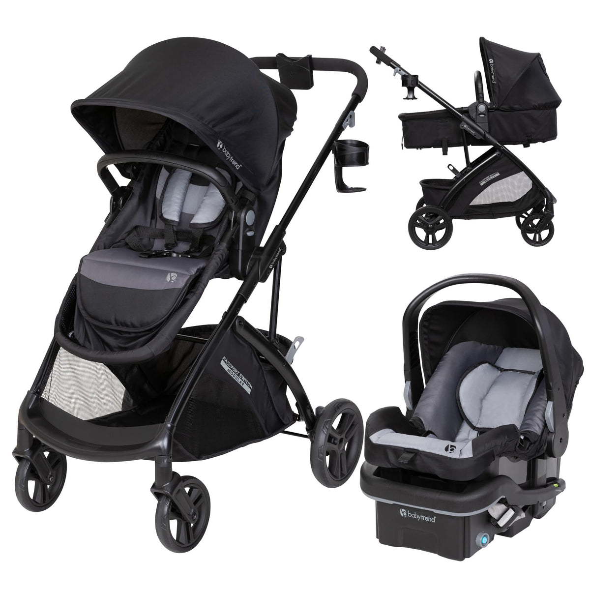 6-in-1 Modular Stroller Travel System with Infant Car Seat P983842