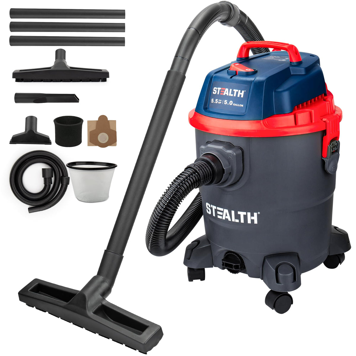 5 Gallon 5.5 Peak HP Wet/Dry Shop Vacuum with Blower N27314