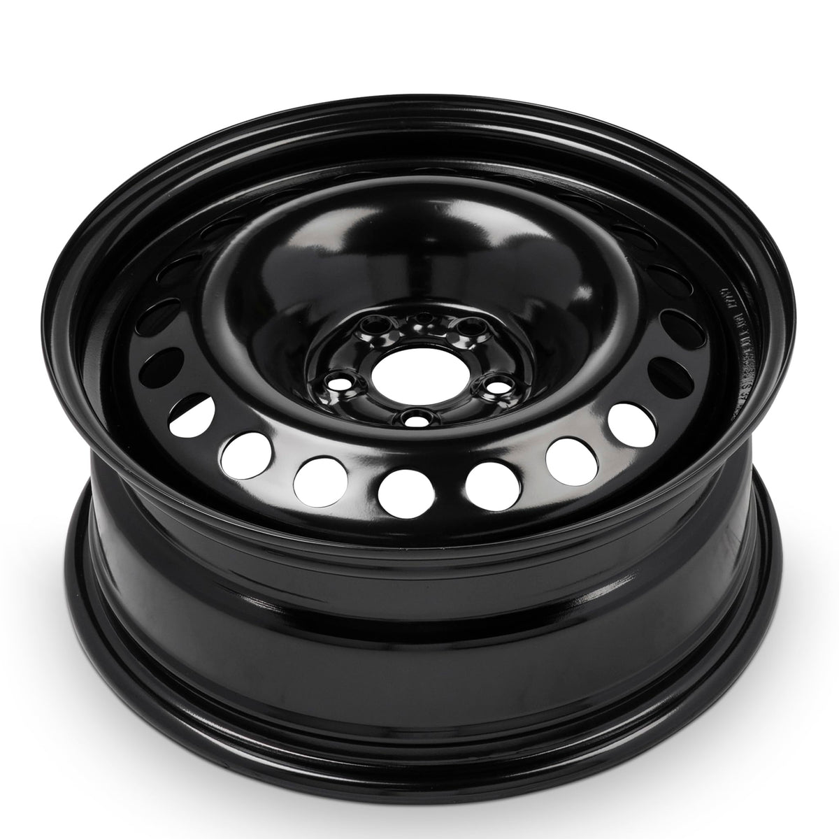 16 Inch Painted Black Car Wheel W3283