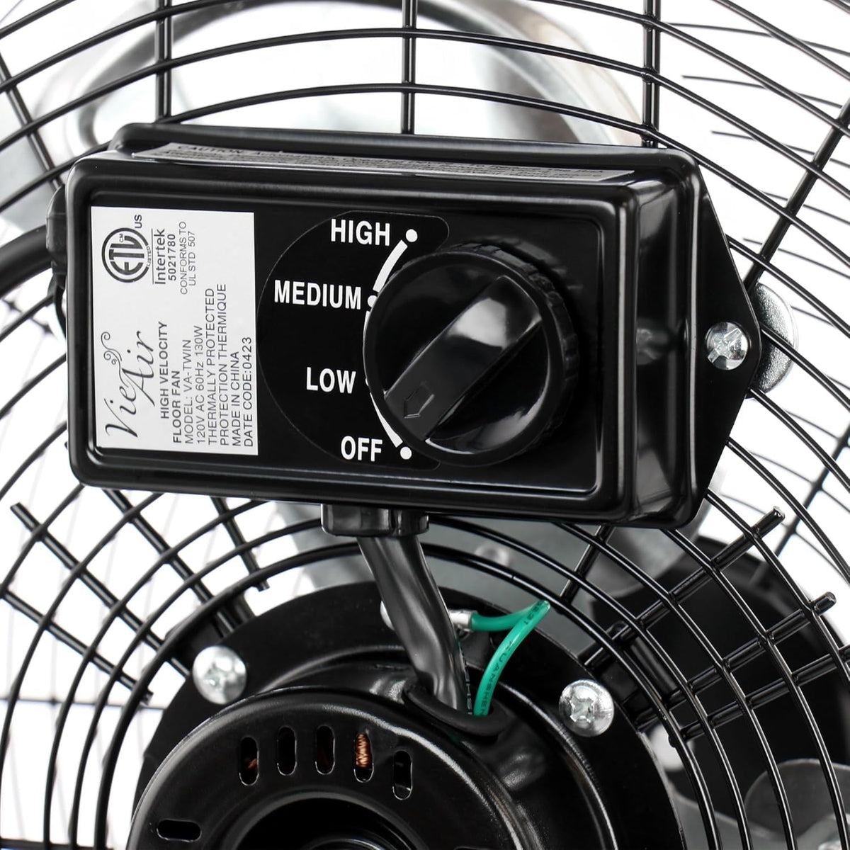 20 Inch Tilting 3-Speed Metal Floor Fan K50966