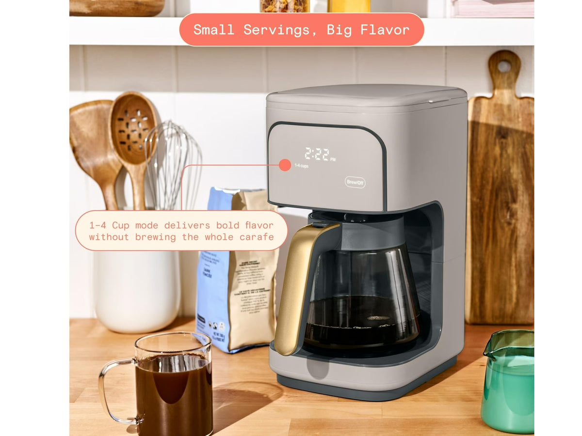 12-Cup Programmable Coffee Maker with Glass Carafe L677120