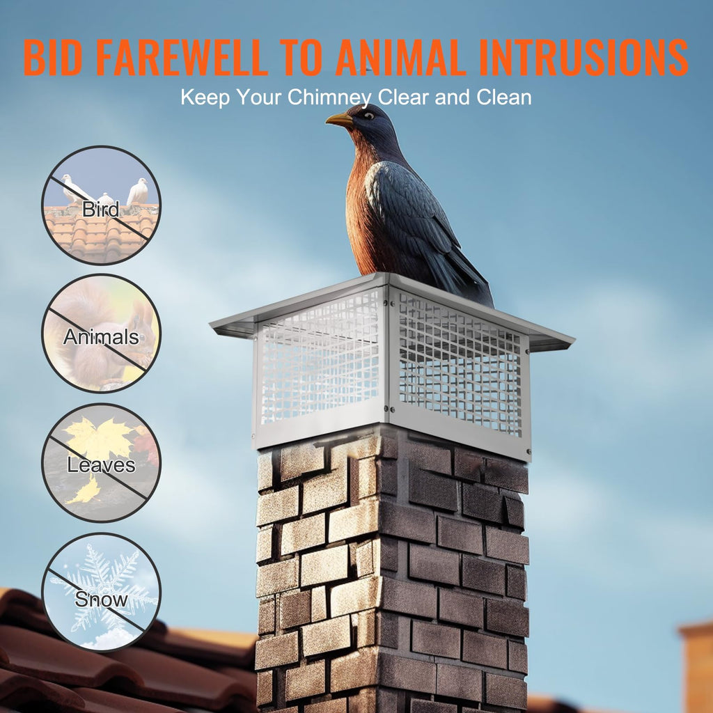 17x17 inch 304 Stainless Steel Chimney Cap L158