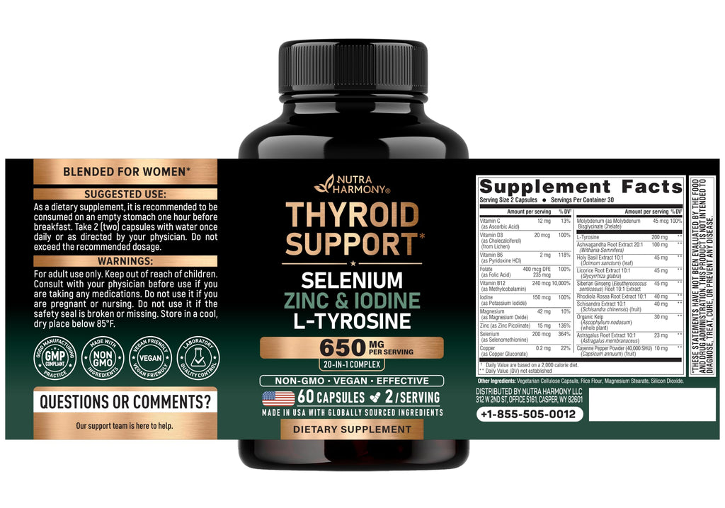 Thyroid Support 60 Caps F7658