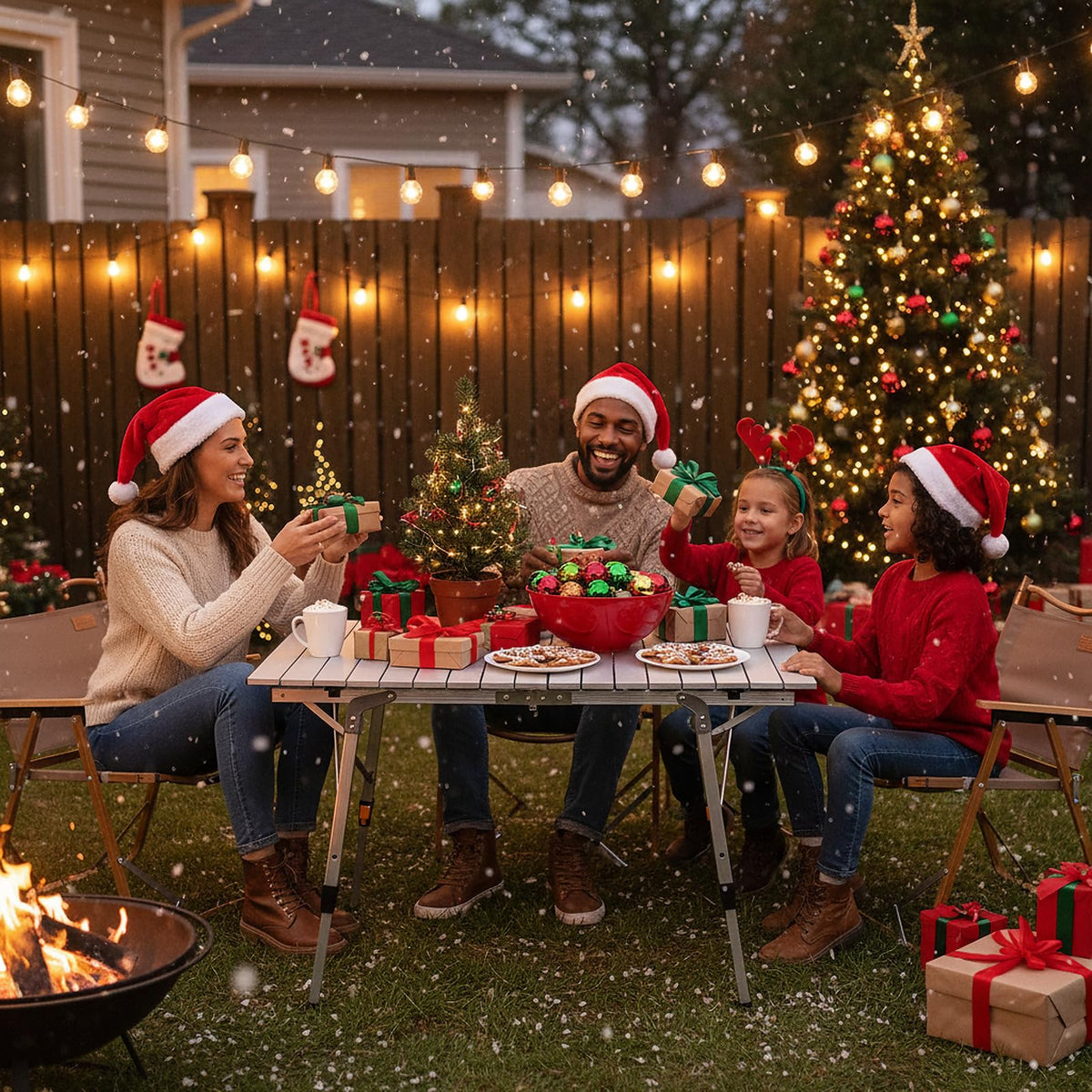 Adjustable Aluminum Camping Table W482858
