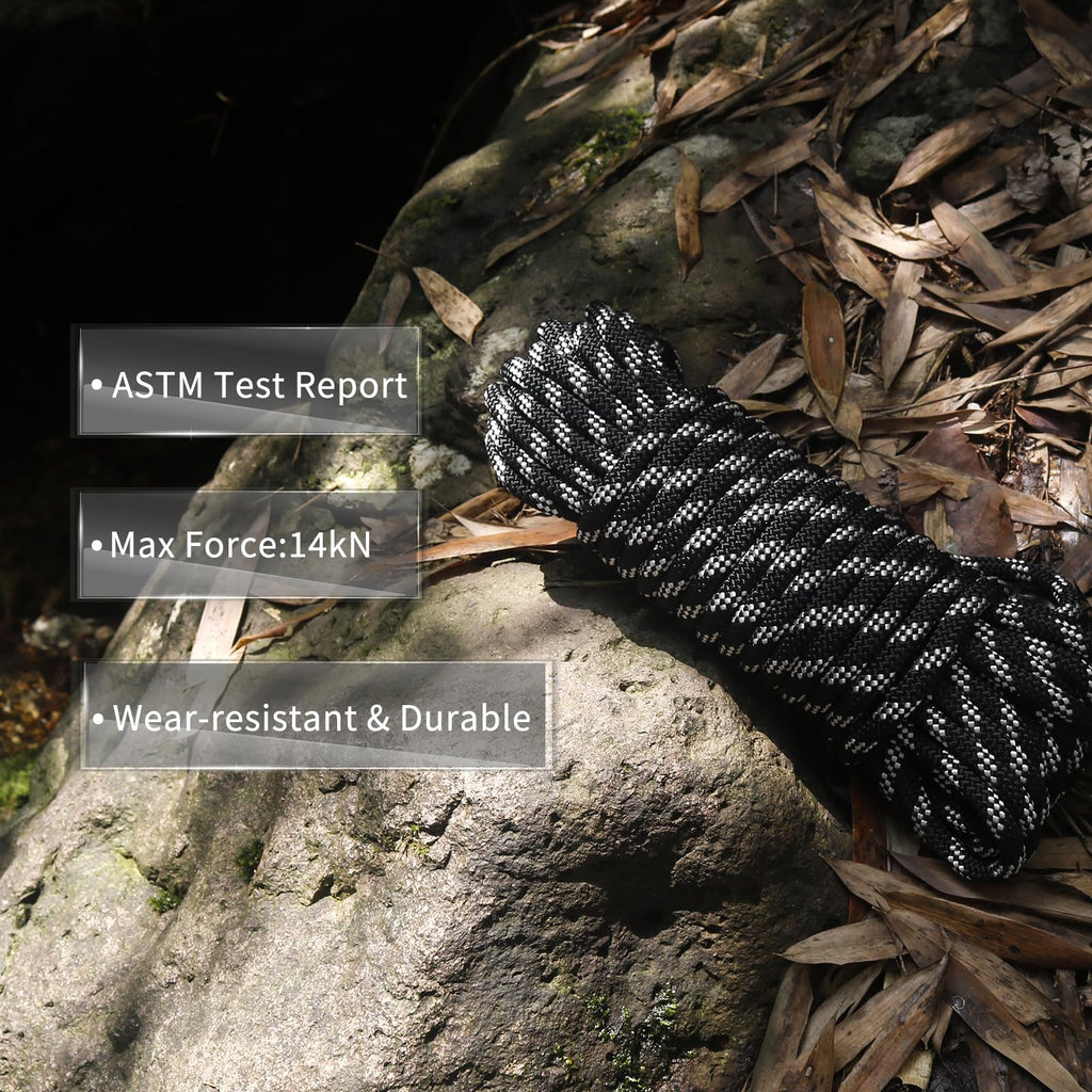 8mm 10mm Double Braid Climbing Rope X85667