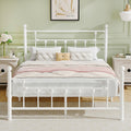 Full Size Metal Platform Bed Frame with Headboard and Footboard C799314