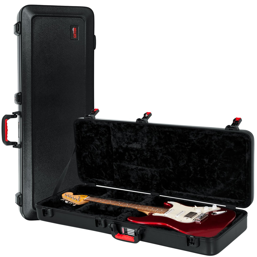 Molded Flight Case for Electric Guitars with Locking Latch K65116