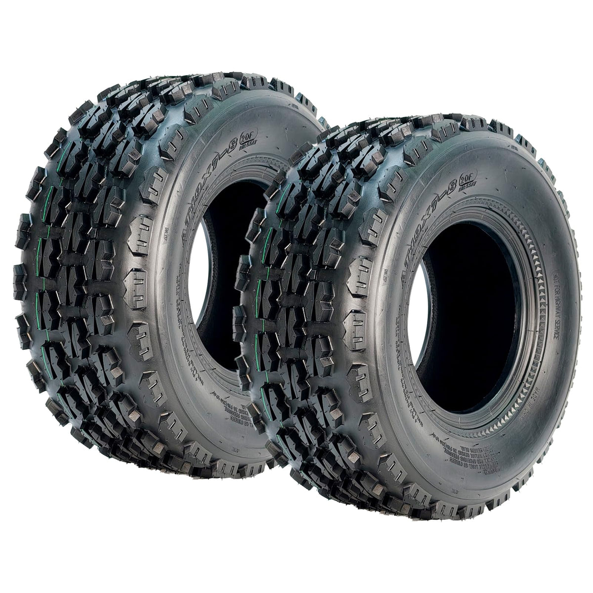 19x7-8 4-Ply Tubeless ATV/UTV Front Tires Set E380508