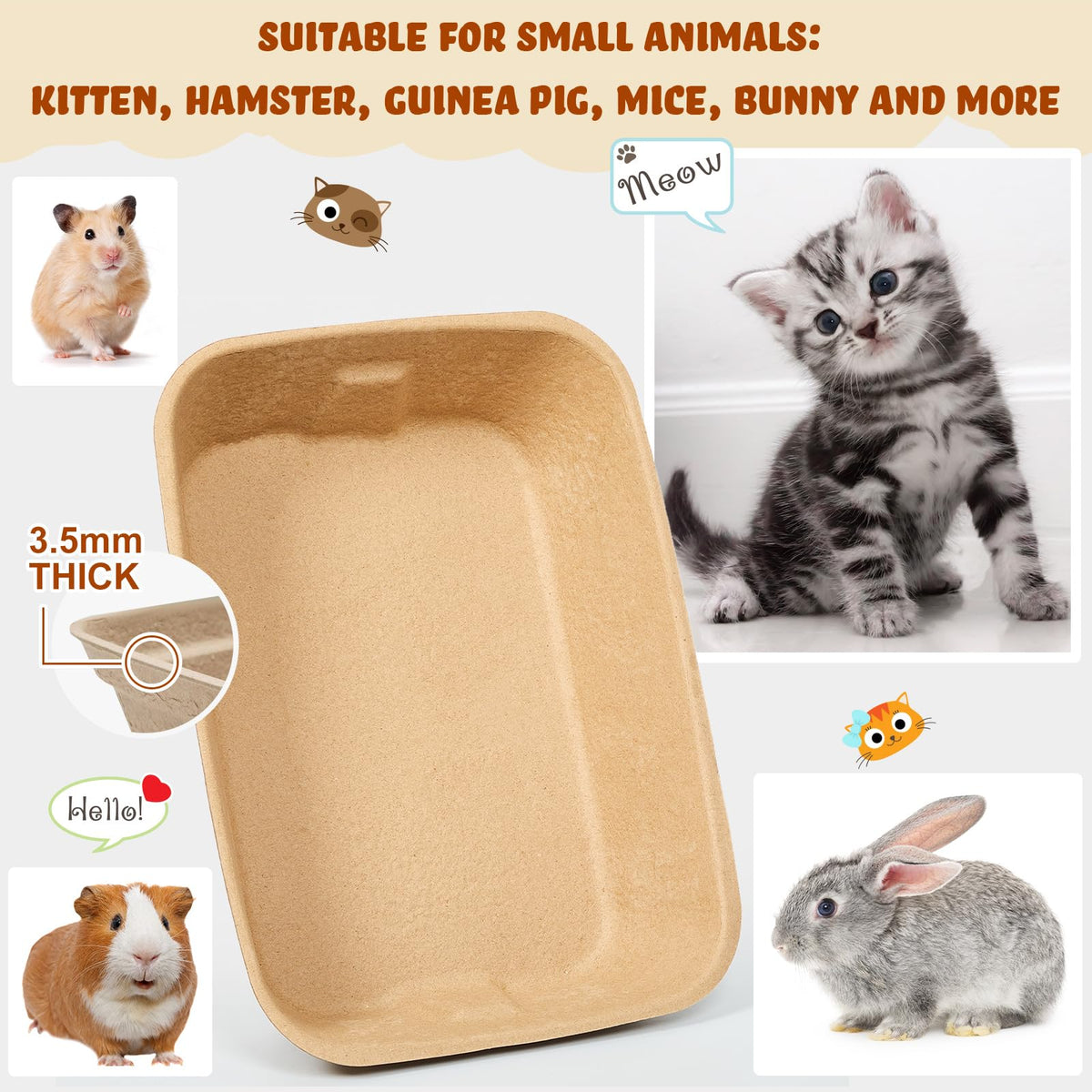 15 Pack Disposable Cat Litter Box Large K8929