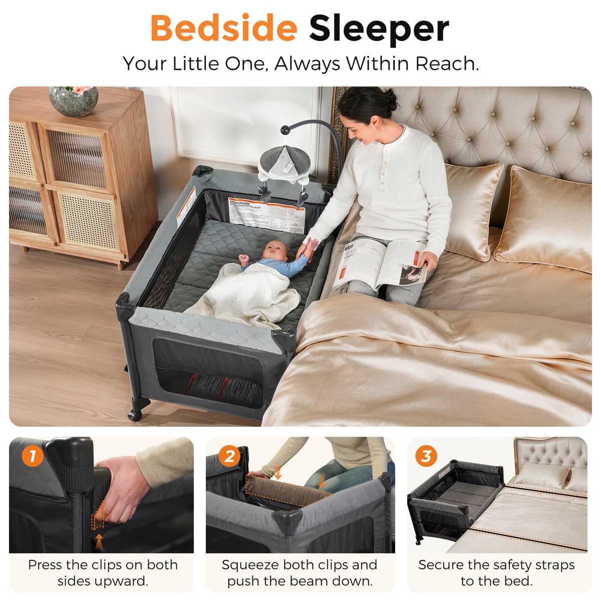 7 in 1 Pack and Play with Bassinet K72796