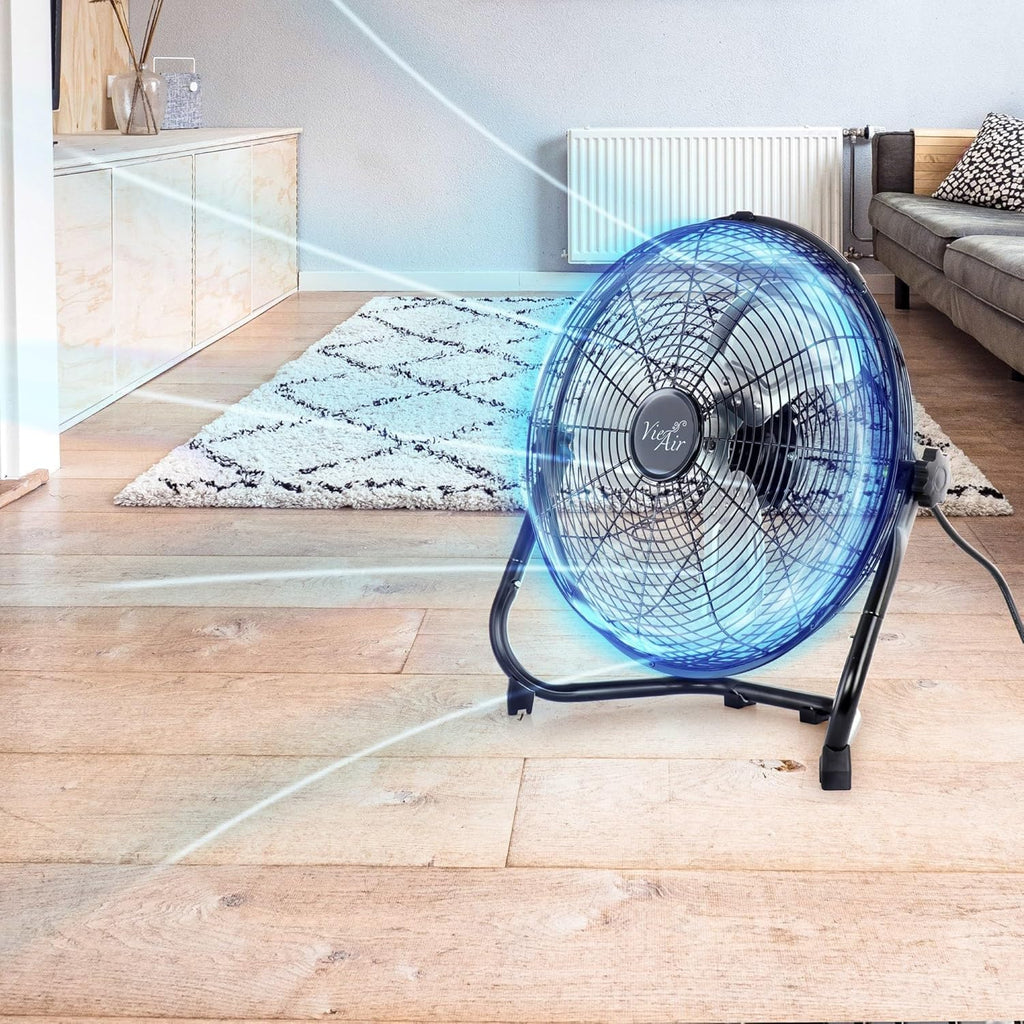 20 Inch Tilting 3-Speed Metal Floor Fan K50966