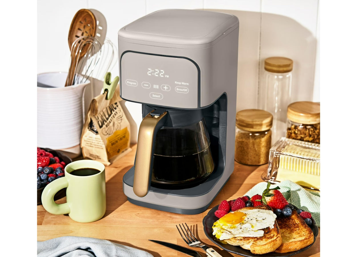 12-Cup Programmable Coffee Maker with Glass Carafe L677120
