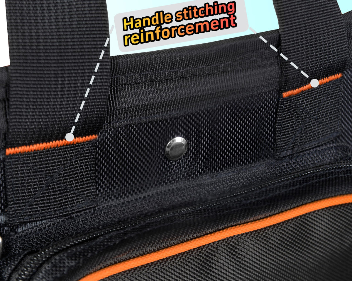 10" Compact Open-Top Tool Tote Bag F923