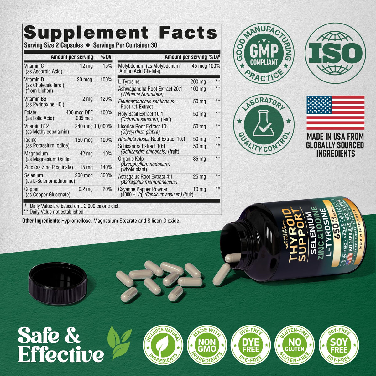 Thyroid Support 60 Caps F7658